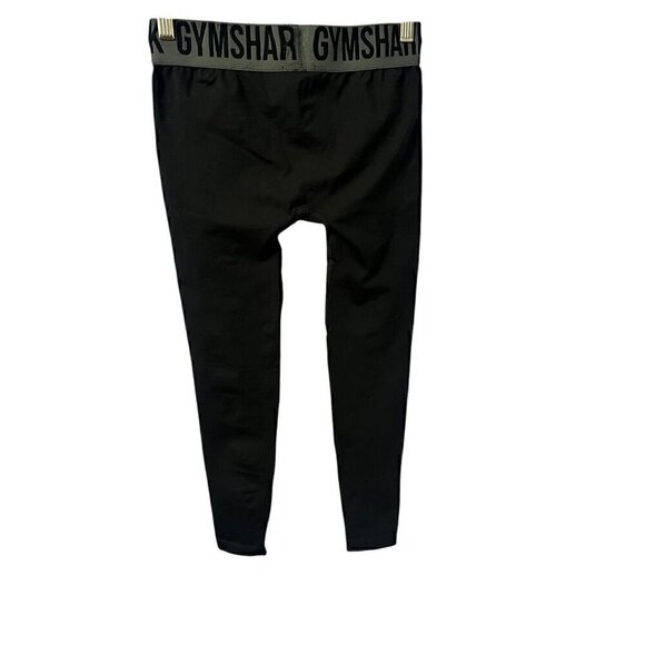 Gymshark Womens Seamless Low-Rise Black Leggings, Elasticated waistband, SM - Picture 7 of 8